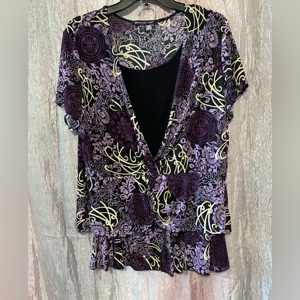 Briggs NY Petite XL Skirt/Shirt Set